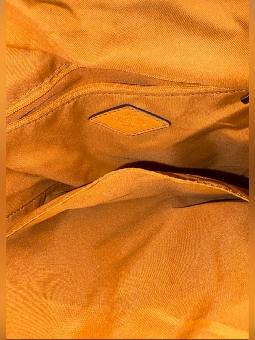 Women fossil, backpack Tan Woven Leather Tote Bag